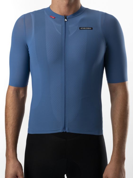 FIETSSHIRT ALDE 110LW - BLAUW